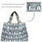 Wrapables Large Foldable Tote Nylon Reusable Grocery Bags, Penguins